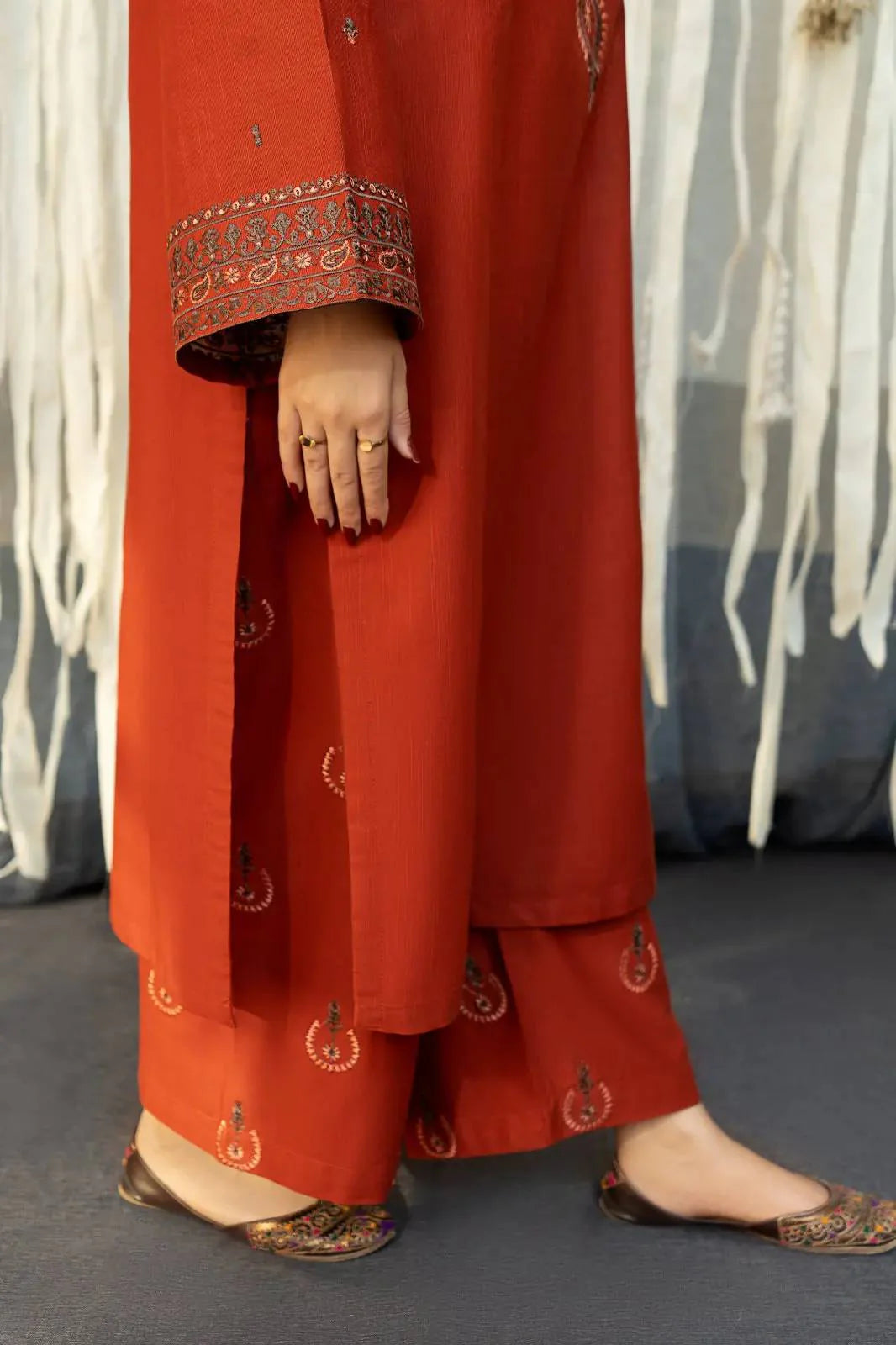 Ayat Embroidered + Shawl 3pcs