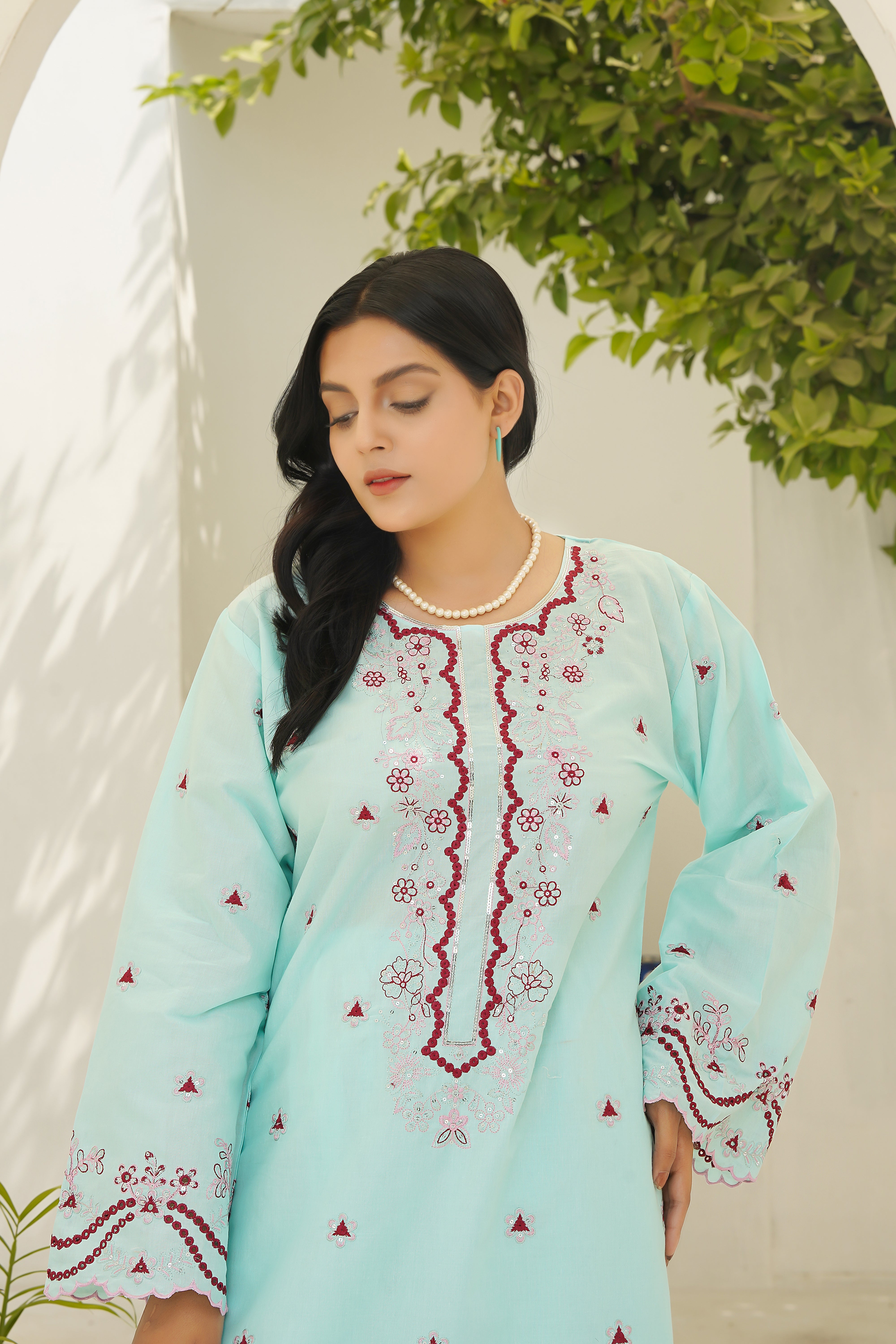 PAKEEZA 3PCS-SKY BLUE