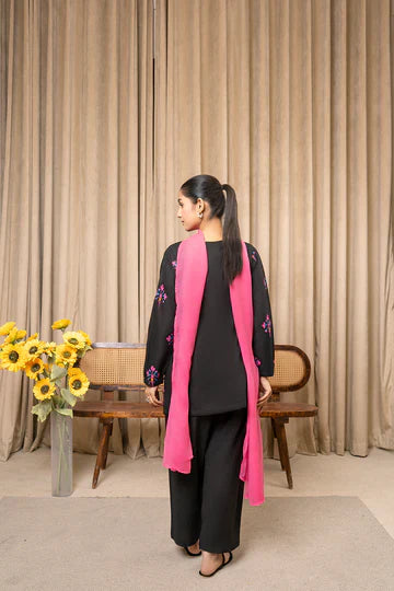Black Blossom 3Pc Suit