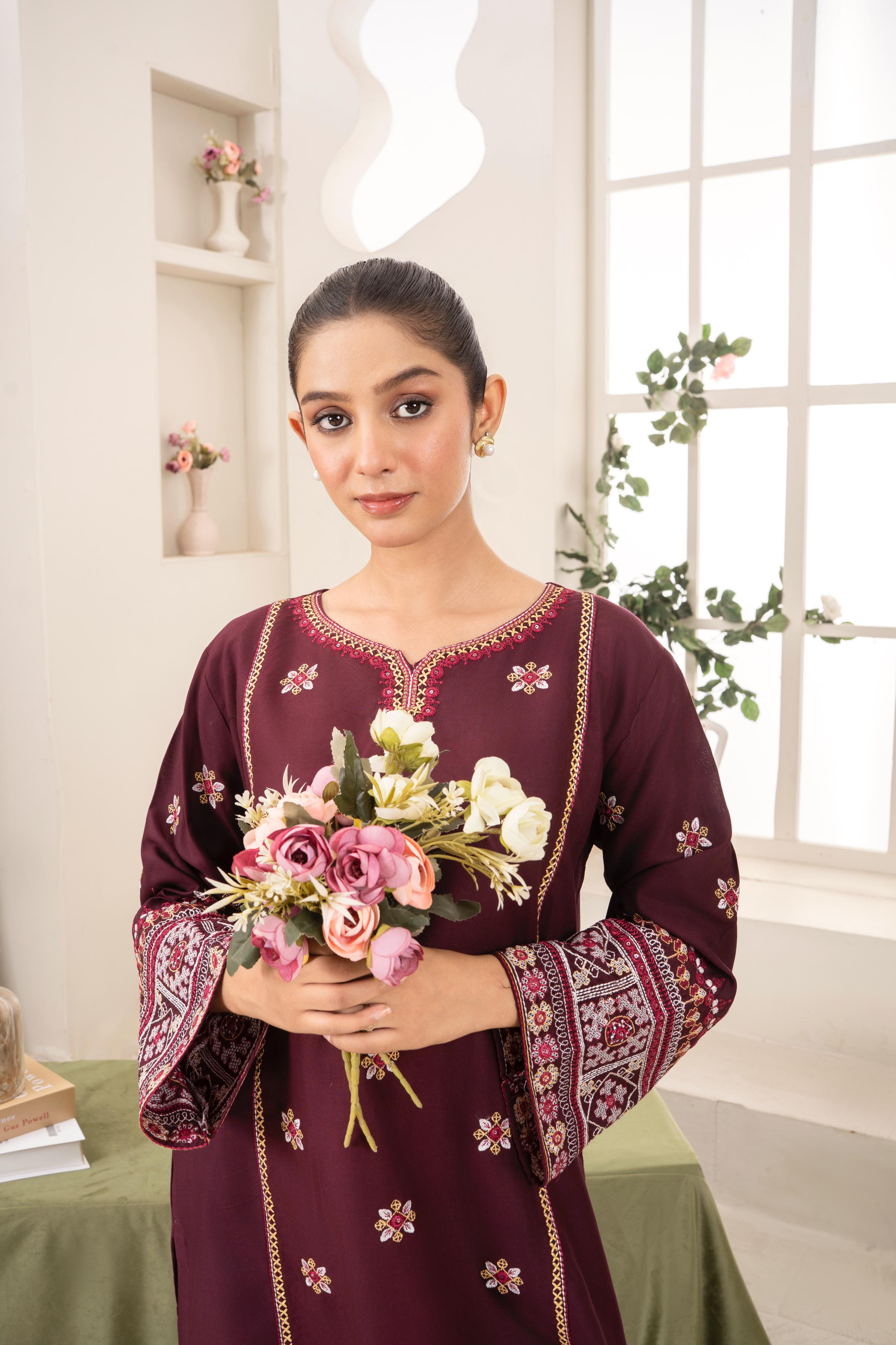 Nazakat Embroidered 2pc